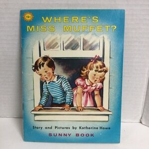 The Sunny Books Where's Miss Muffet? Children's Book VTG 1970
